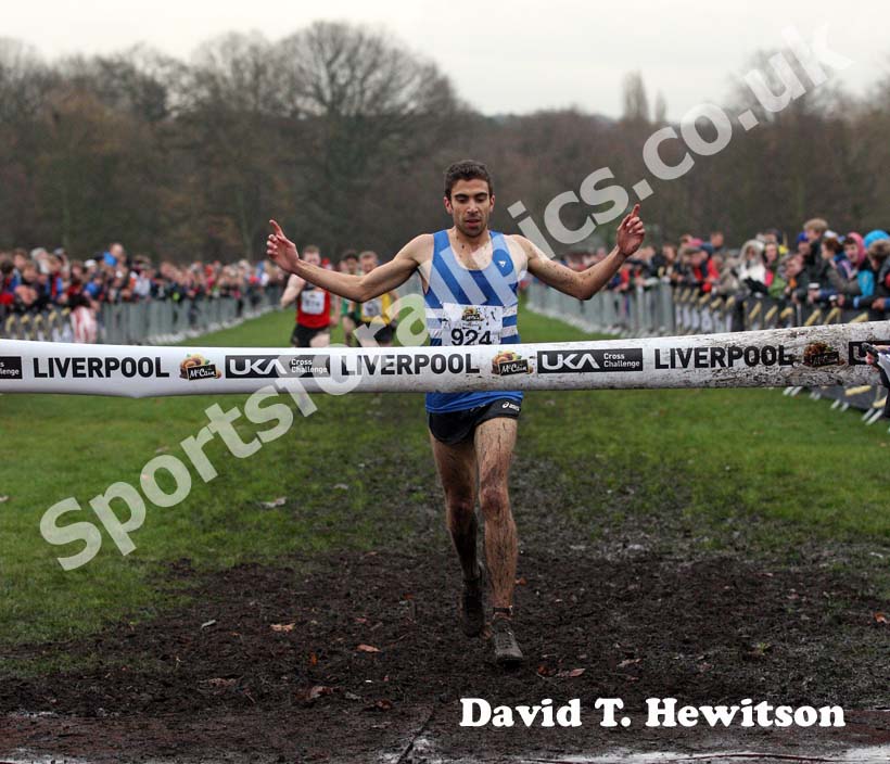 Jonathan Taylor (Morpeth) winning the 2012 McCain Liverpool Challenge.
